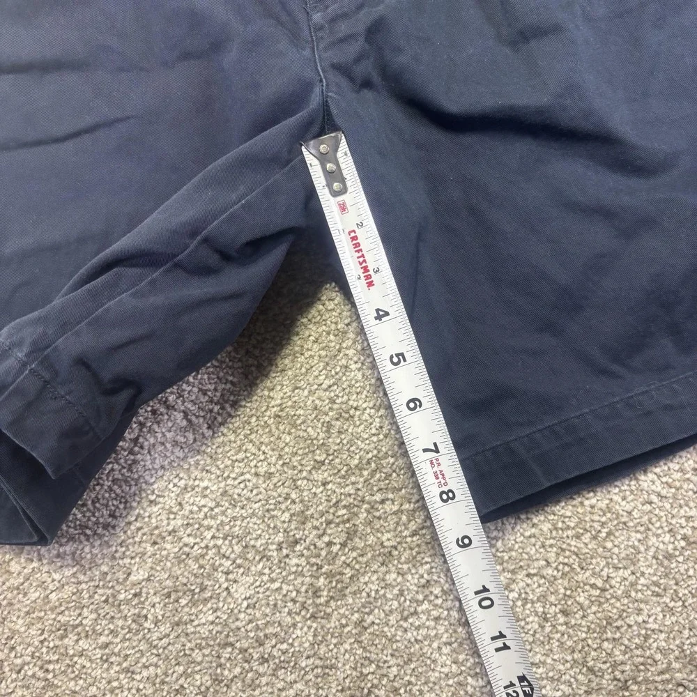 Polo Ralph Lauren Tyler Short Shorts Mens 38 Blue Pleated Chino Summer 9 Inseam